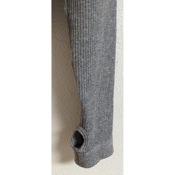 ACTIVE DOMINO Fashion Heather Gray Nylon Stretch Full Zip Athletic Jacket L - Picture 9 of 10